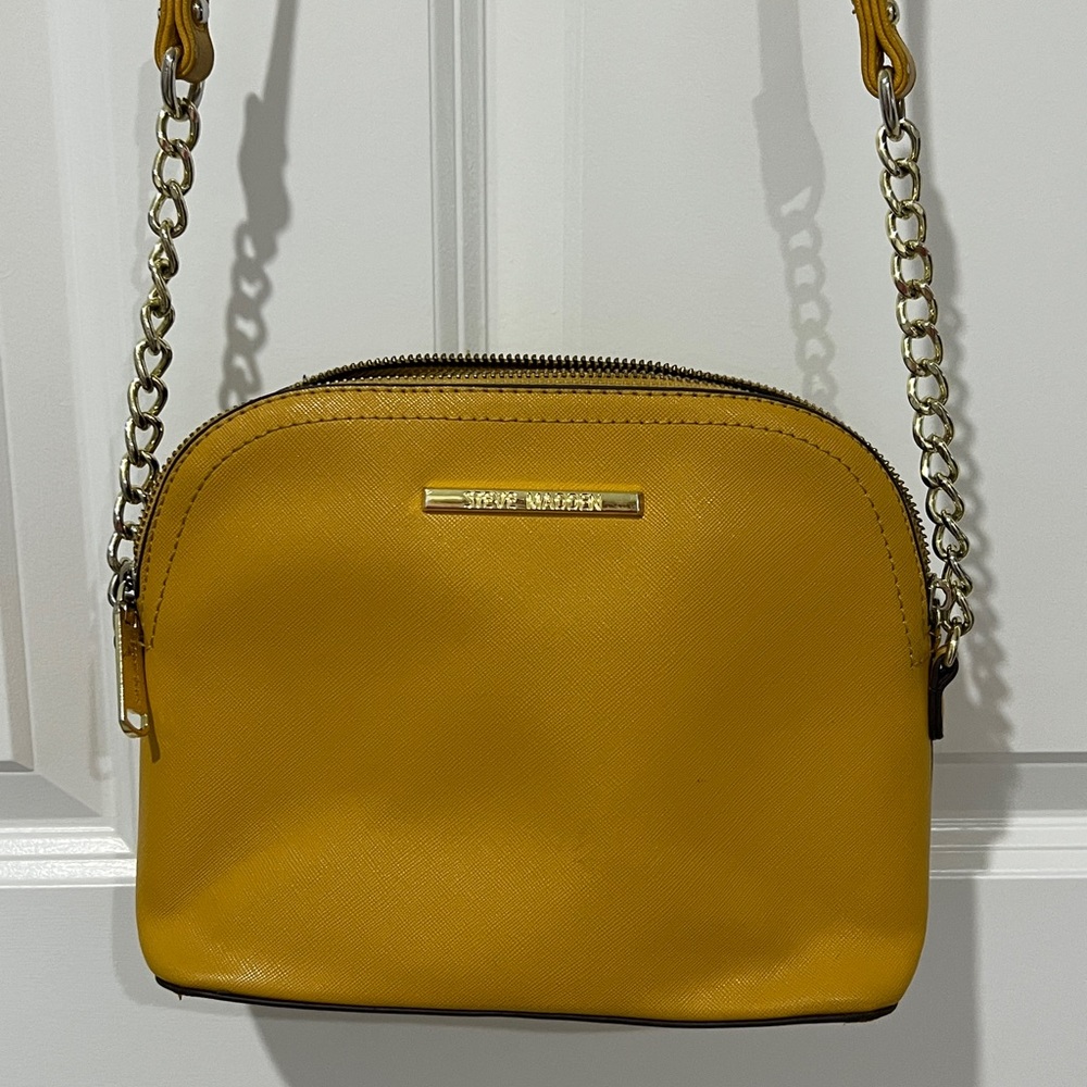 Steve Madden Mustard Crossbody Bag